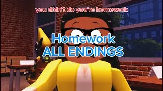 Thumbnail: All homework endings (The presentation experience roblox)