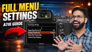 Thumbnail: 🎥 sony a7iii best settings for Videography and Photography | sony m3 complete Menu Settings