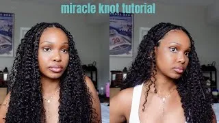 Thumbnail: Beginner friendly miracle knots tutorial on long hair + 1 week update