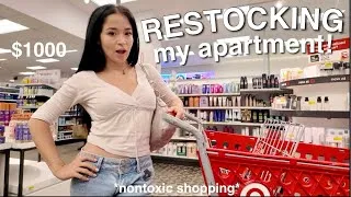 Thumbnail: LETS RESTOCK MY APARTMENT (target shopping vlog!)