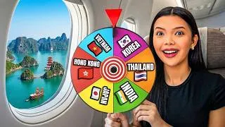 Thumbnail: Letting a WHEEL DECIDE my next DESTINATION. (again lol)