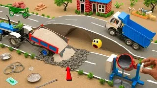 Thumbnail: Diy Mini Tractor Builds Tunnel Highway Construction Science Project @AdgeCreator