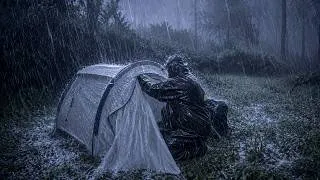 Thumbnail: WORST EXPERIENCE OF BEING HIT BY A HEAVY RAIN AND THUNDERS⛈️ Relaxing in bad weather