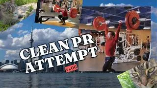 Thumbnail: LIFT VLOG - Attempting a clean PR | Weightlifting & using my cats as B-roll