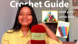 Thumbnail: How to crochet as an ABSOLUTE BEGINNER | Crochet beginner supplies | ep.1