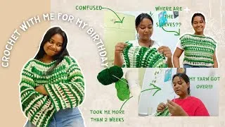 Thumbnail: I crocheted a sweater for my 21st birthday! *but as a beginner*