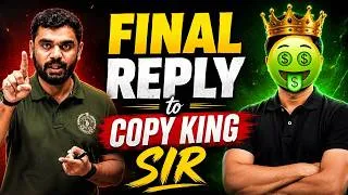 Thumbnail: FINAL REPLY to COPY KING SIR 👑 | अब तक का सबसे बड़ा खुलासा😡
