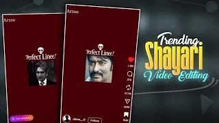 Thumbnail: Instagram Reels Viral Shayari Video Editing | Instagram New Trending Text Shayari Reels Editing 2026