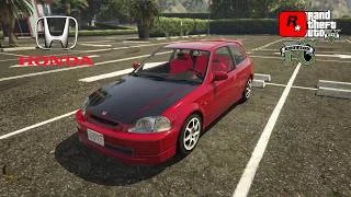 Thumbnail: Honda Civic Type-R (EK9) 1997 | GTA V Real Life Mods | Vehicle TestDrive | GTA 5 Gameplay @ 60FPS