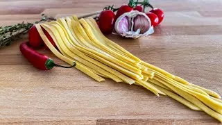Thumbnail: Pasta maken zonder pastamachine