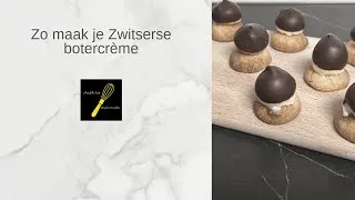 Thumbnail: @AdklaKookstudio Zo maak Zwitserse botercrème