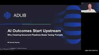 Thumbnail: AI outcomes Start Upstream: Why Cleaning Document Pipelines Beats Tuning Prompts | SSON IDP Summit
