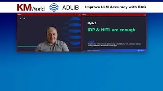 Thumbnail: Improve LLM Accuracy with RAG | KMWorld x Adlib
