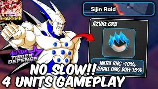 Thumbnail: 4 Units Only! Sijin Raid EXTREME Ft. 7 Star Omega Shenron (No Slow) | All Star Tower Defense Roblox