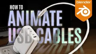 Thumbnail: Animate USB Cables in Blender (easy peasy)