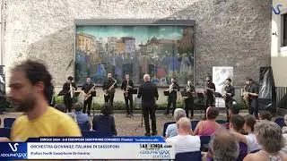 Thumbnail: EURSAX 2024 - Orchestra Giovanile Italiana di Sassofoni plays Hibis by Pepito Ros