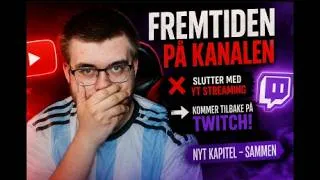 Thumbnail: Jeg slutter å streame på YouTube...