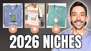 Thumbnail: Claude AI Predicted These 5 Print on Demand Niches to EXPLODE in 2026