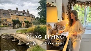 Thumbnail: Slow Living in the English Countryside Silent Vlog | The Cotswolds, Cosy Baking, Cooking  & Writing