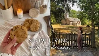 Thumbnail: Slow Living in the English Countryside Silent Vlog | Cosy Baking & Book Shopping in Hay-on-Wye UK