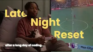 Thumbnail: Late Night Reset | After a Long Day of Coding 🌙 🎮