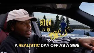 Thumbnail: Realistic Day Off as a Software Engineer | A Reminder to Believe in Yourself ⭐