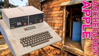 Thumbnail: Apple Archeology: A "shed found" Apple II+ filled with cards