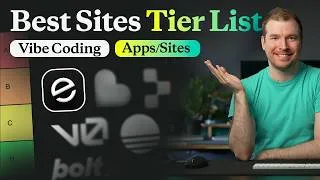 Thumbnail: Stop Using These AI App Builders Until You Watch This - Emergent vs Lovable vs Replit vs Base44