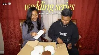 Thumbnail: wedding series: our first wedding cake tasting