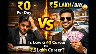 Thumbnail: How Much Do Lawyers Really Earn in India? Truth Revealed💰#legalcareer #advocate #lawyer #lawstudent