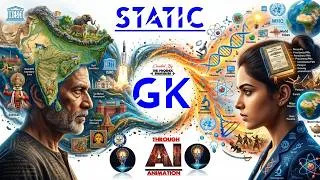Thumbnail: Complete Static GK One Shot 🤯 Through AI | Like A Movie Beyond The Imagination | UPSC, SSC, Police