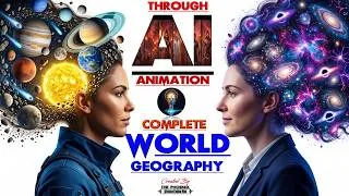 Thumbnail: Complete World Geography ONE SHOT Through AI | Universe to Solar System In One Video |  UPSC, SSC