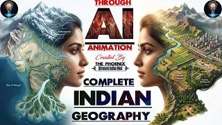 Thumbnail: Indian Geography in ONE SHOT! | Complete AI Animation Revision (Maps & Concepts) | SSC • UPSC