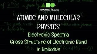 Thumbnail: Atomic and Molecular Physics - Electronic Spectra : Gross Structure of Electronic Band in Emission