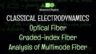 Thumbnail: Classical Electrodynamics - Optical Fiber : Graded-index Fiber : Analysis of Multimode Fiber