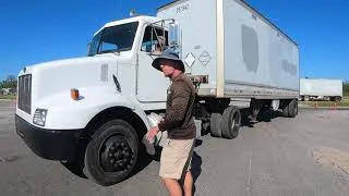 Thumbnail: Alley Dock practice with students at truck driving school. #1