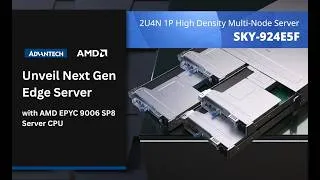 Thumbnail: Advantech SKY-924E5F Multi Node Server- with AMD EYPC 9006 SP8 Server CPU