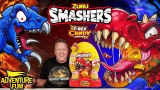 Thumbnail: Zuru Smashers T-Rex Candy Surprise Dinosaur Egg With 25+ Dino Toys & Treats Inside!
