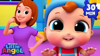 Thumbnail: Baby John Plays Peekaboo with Mommy 👶🏻 Little Angel Nursery Rhymes | Fun For Kids