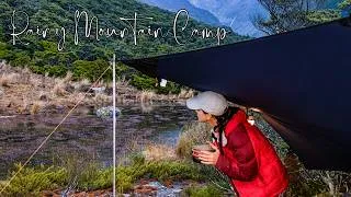 Thumbnail: A Relaxing Rainy Camp in a Lush New Zealand Mountain Valley - with a scary walk out