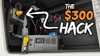 Thumbnail: The Secret 30-Amp RV Power Station Hack // Why I Still Refuse to Hardwire Lithium