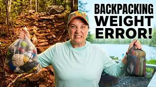 Thumbnail: Backpacking Food Mistake: Don't Make This Weight Error