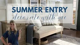 Thumbnail: COZY SUMMER ENTRY REFRESH | Decorate with Me