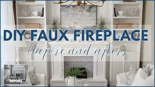 Thumbnail: DIY FAUX FIREPLACE | Cozy Sitting Room Makeover