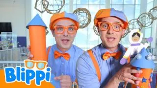 Thumbnail: Blippi Makes Craft! Learning DIY | Blippi Full Episode | Adventure Time: Learn & Explore with Blippi