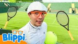 Thumbnail: Blippi's Wimbledon Slam! | Blippi Full Episode | Adventure Time: Learn & Explore with Blippi