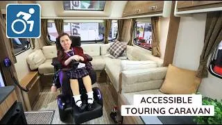 Thumbnail: The Ultimate Wheelchair Accessible Caravan Tour | Coachbuilt Adapted with Hoist & Wet Room! [CC]