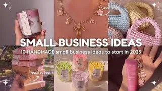 Thumbnail: 10 *handmade* small business ideas to start in 2026 ⭐️ diy & easy to learn
