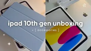 Thumbnail: ipad 10th gen (silver) unboxing 🩶 | accessories + apple pen dupe