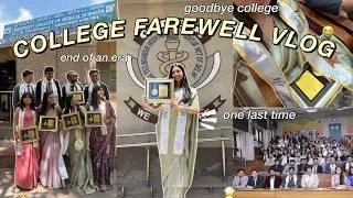 Thumbnail: COLLEGE FAREWELL VLOG!!🥹👩🏻‍🎓: grwm, awards, performances, friends, end of an era😭